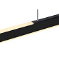 1006185 SLV ONE LINEAR 100 PD PHASE up/down black подвесной линейный светильник — фото 2