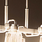 Aivian 42" 8 Light Linear Chandelier Brushed Nickel люстра 52400NI Kichler — фото 6