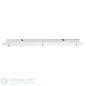 1001819 SLV FITU triple ceiling plate long, white потолочная монтажная планка — фото 1