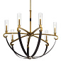 Artem 34" 7 Light Chandelier with Clear Glass Cylinders Natural Brass люстра 52016NBR Kichler — фото 2