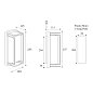 Уличный настенный светильник Ice Cubic rectangular Moretti Luce 3414 — фото 8