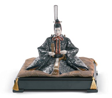 Фарфоровая скульптура японского императора Hina Dolls Emperor Lladro, лимитированная серия 01001940