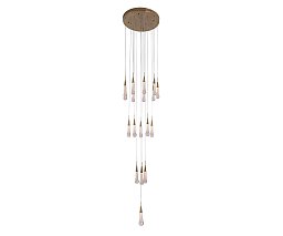 Люстра Kink Light Гутта латунь 07861-18A,36