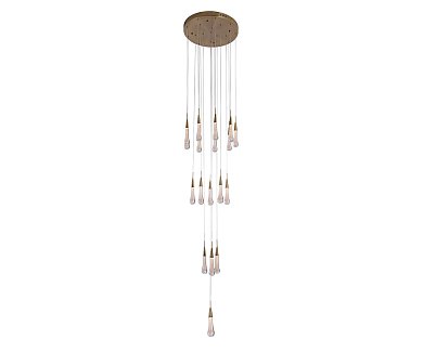Люстра Kink Light Гутта латунь 07861-18A,36