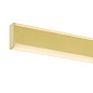 1008083 SLV ONE LINEAR 70 WL PHASE up/down brass настенный линейный светильник — фото 2