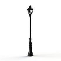 Louis XIII N° 6; Clear glass Built-in LED 2700°K warm white 13W; Dark black