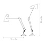 Original 1227 Giant Jet Black Satin Anglepoise, торшер — фото 6
