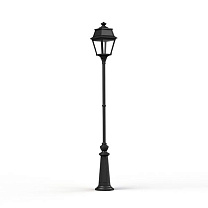 Avenue 2 N° 9; Clear glass Built-in LED 2700°K warm white 13W; Dark black