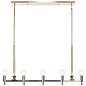 Torvee 42" 5 Light Linear Chandelier Polished Nickel люстра 52425PN Kichler — фото 9