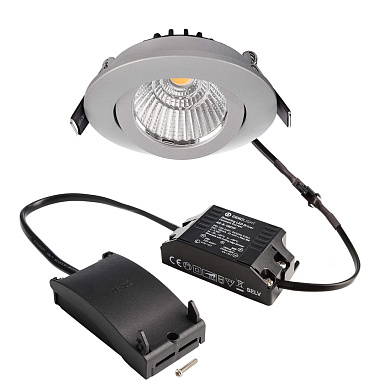 565376 Deko-Light Dione встраиваемый потолочный светильник серебристо-белый