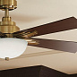 52" Vinea 5 Blade LED Indoor Ceiling Fan Brushed Natural Brass люстра-вентилятор 300345BNB Kichler — фото 1