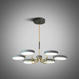 TAVIS01 Imperiumloft Tavis подвесной светильник с множеством круглых плафонов на металлических ветвях