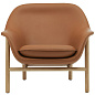 607004 Normann Copenhagen Drape Низкое кресло, Ультра кожа 41574 / Дуб — фото 1