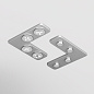 TRA034CL-SC-42S Maytoni Accessories for tracks Exility Комплектующие для встраиваемой трековой системы Серебро — фото 1