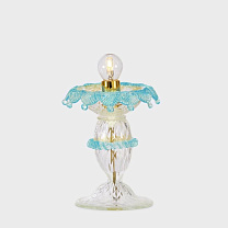 Ca' Rezzonico - Table Lamp Голубой / 1 / Золотой