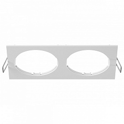 217526 Lightstar Intero 16 двойная рамка для встроенных потолочных светильников белого цвета