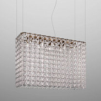 Подвесной светильник GIOGALI RE1 CRYSTAL SILVER MATT BRONZE 1 E27 CE