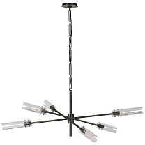 Casoria XL Radial Chandelier бронза с прозрачным стеклом