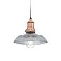 Brooklyn Antique Ribbed Glass Dome Pendant - 8 inch подвесной светильник Industville