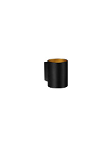 Sandy Black & Gold Aluminium LED G9 1x5 100-240 Volt IP20 Bulb Excluded Light Up & Down D: 8 W:9.5 H:10 cm