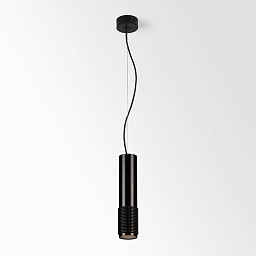 PUNK 621 C 92733 DIM8 BP Delta Light PUNK подвесной светильник черного цвета с матовым покрытием