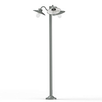 Belcour N° 6; Clear glass E27 60W; Metal grey