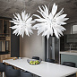 111957 Ideal Lux LEAVES SP8 подвесной светильник белый — фото 1