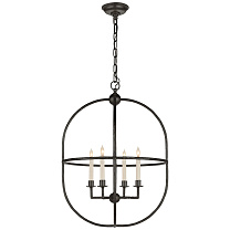 Desmond Open Oval Lantern состаренное железо