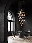 Pyrite gold chandelier 6 Bomma подвесной светильник — фото 1