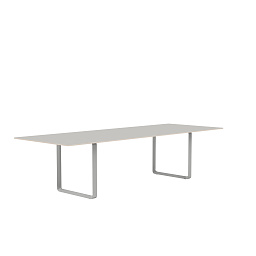 70TAB295A0302 Muuto 7070 обеденный стол линолеум жженый оранжевый 108x295 см