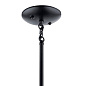 Tuscany 8.75" 1 Light Mini Pendant with Clear Seeded Glass Black подвесной светильник 44058BK Kichler — фото 3