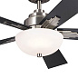 52" Vinea 5 Blade LED Indoor Ceiling Fan Brushed Stainless Steel люстра-вентилятор 300345BSS Kichler — фото 9
