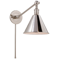 Boston Functional Single Arm Library Light полированный никель
