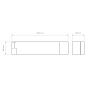1157001 Tosca LED Astro lighting светильник для чтения матовый никель — фото 4