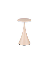 Touch Dimmable Cream Die-Casting Aluminium & Frost Polycarbonate LED 2Watt 3.7Volt 99Lm IP54 3000K Switch On/Off USB Wire D:9 H:17 cm