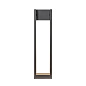 1003001 SLV QUAD POLE FL 3000K anthracite уличный стоечный светильник — фото 2