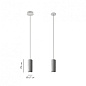 SPURBMIM2XBRLCC Axolight Urban Mini SP LED M минималистичная люстра бронза — фото 3
