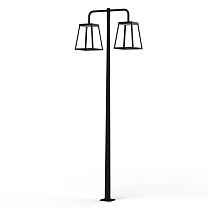 Lampiok 4 N° 5; Satin-finish PMMA Built-in LED 3000°K warm white 2x36W DALI; Black grey