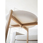 2902-0100 Table Set Design House Stockholm Высокий круглый столик с белой столешницей и деревянными ножками — фото 6