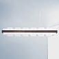 Kolarz Rettangolo 6040.80160/W люстра brunito brushed белый длина 155cm мин. высота 29cm макс. высота 262cm 1 лампа led — фото 1