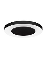 Triac Dimmable Sandy Black & White Aluminium & Acrylic LED 37 Watt 220-240Volt 2207Lm IP20 2700-3000-4000K D: 60 H: 5 cm