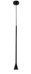 ENERO SP1 BLACK Crystal Lux Enero подвесной светильник с узким конусным корпусом в чёрном цвете