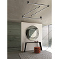 Metal Lux Index PL Led линейный дизайнерский потолочный светильник чёрный 278.301.03 — фото 2