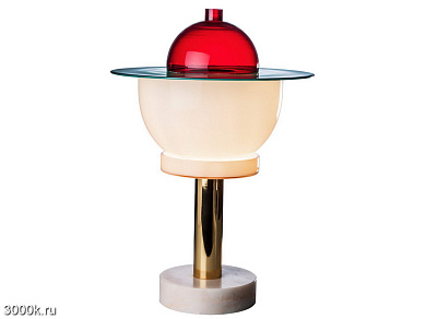 Ettore Sottsass Collection Настольная лампа из дутого стекла непрямого света VENINI