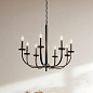 Kennewick 8 Light Chandelier Black люстра 52388BK Kichler — фото 2