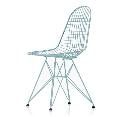 4055737181238 Wire Vitra Стул сетчатый металлический голубой