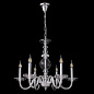ARABESQUE SP6 CHROME Crystal lux ARABESQUE Люстра Е14 60W — фото 2