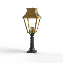 Vieille France N° 5; Clear glass E27 105W; Tinted lacquered brass