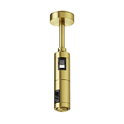 TRA156C-D1-BS Maytoni Flarity двойное потолочное крепление латунного цвета для трековой системы на стойках Flarity