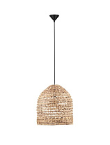 Dried Water Hyacinth Black Fabric Wire & Base LED E27 1x12 Watt 100-240 Volt Bulb Excluded IP20 D:41 H:200cm